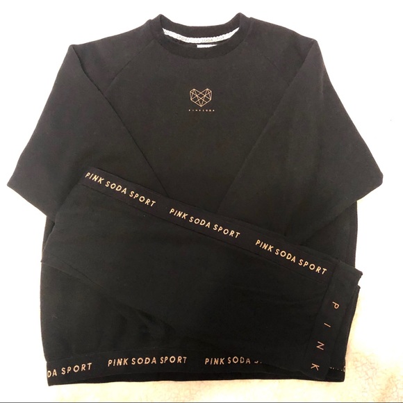 PINK SODA SERENITY CREW SWEATSHIRT & LEGGINGS - Picture 6 of 13